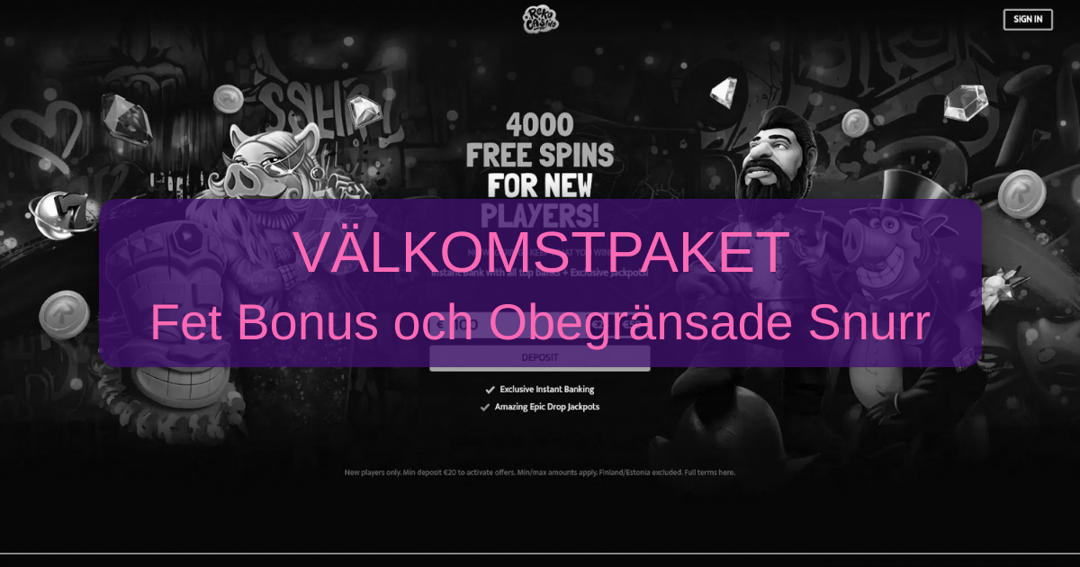 Reko Casino och välkomstpaketet med gratissnurr